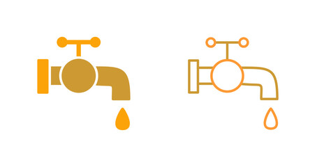Water Tap Vector Icon