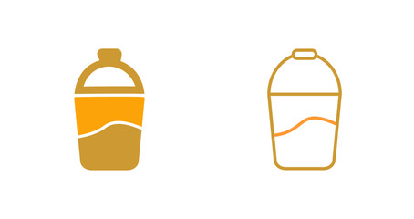 Water Bucket Vector Icon