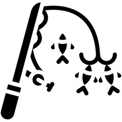 Sport Fishing vector icon illustration of Fishing iconset.