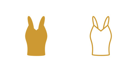 Ladies Vest Vector Icon