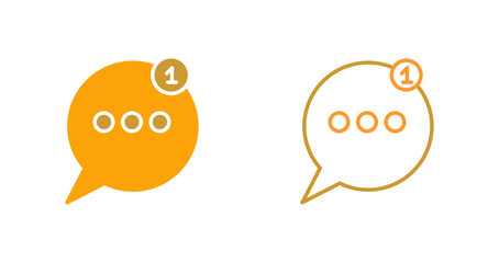 Message Bubbles Vector Icon