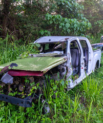 old abandoned car