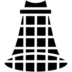 Crab Net vector icon illustration of Fishing iconset.