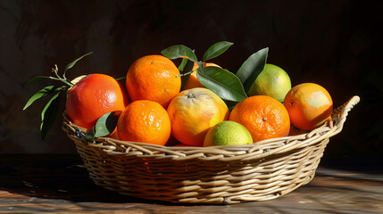 basket of oranges