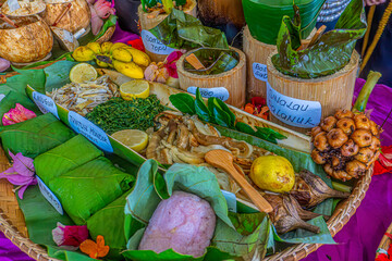 variety of traditional food from Sabah Malaysia.  