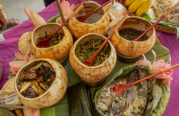 Malaysian traditional food from Borneo.