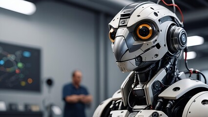 Obraz premium robot cyborg