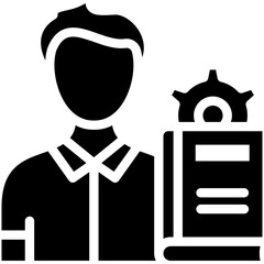 Learning vector icon illustration of Business Training iconset.