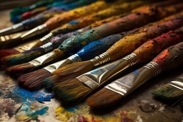 Fototapeta premium Ink Ink Brush Strokes Acrylic Expressions Brush Strokes Acrylic Expressions