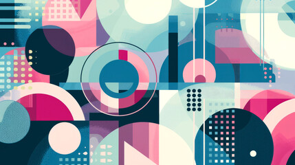 Fototapeta premium background vector art of geometric