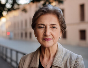  Elderly Woman- A dignified portrait of an elderly woman. _1(97)