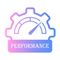 performance Line Gradient Icon