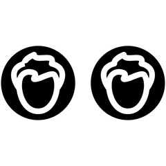 Similarity vector icon illustration of Generation Gap iconset.