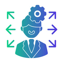 behavior Gradient icon