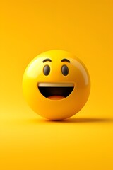 3d happiness emoji for world day of happiness