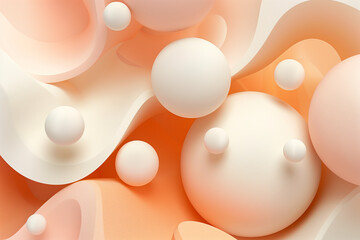 artistic, creative project, pastel beige backdrop