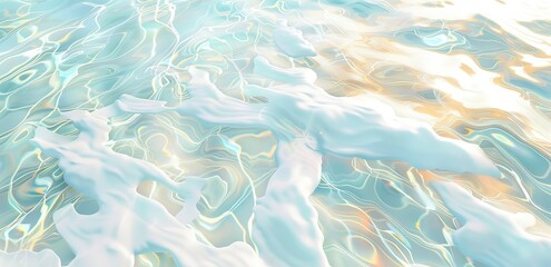 a textured water background in shallow waters