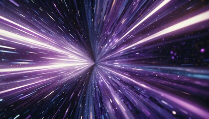 Fototapeta premium Dynamic vortex and glowing stars in deep space, cosmic wormholes and galaxies