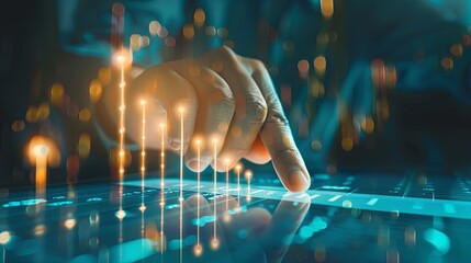 invoice and online digital statements concept. businessman using smartphone with invoice icons on virtual screen