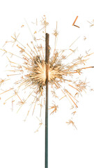 Fototapeta premium Realistic sparkler isolated.