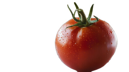 Close-up of a vibrant red tomato