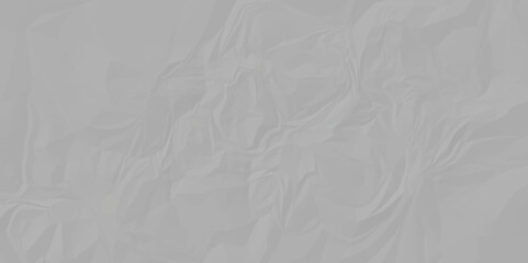 gray wrinkly backdrop paper background. panorama grunge wrinkly paper texture. gray crumpled and top view textures can be used for background of text or any contents.	