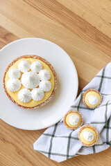 Lemon custard tarts