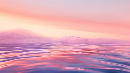 Obraz premium Dreamy Pastel Landscape with Soft Light for Abstract Background Wallpaper