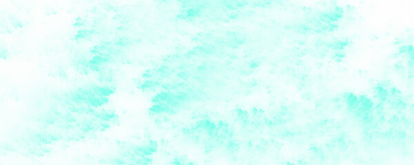 Abstract mint grungy wall textures for your design background with space. Abstract hand paint square stain watercolor background. white background with grunge texture for creative design. 