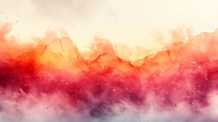 orange red cloudscape, stardust sunlight background