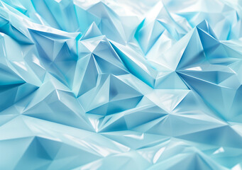 light blue low poly 