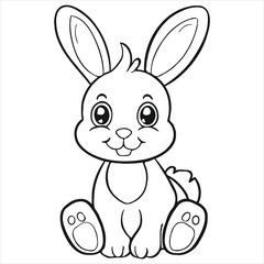 vector animal coloring book illustration