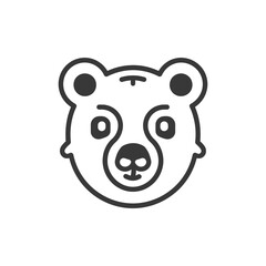 animals minimalist line art icon logo symbol black color only