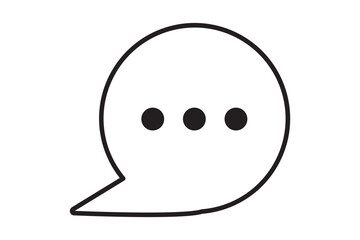 comment icon speech bubble symbol Chat message icons - talk message Bubble chat icon. web vector icon
