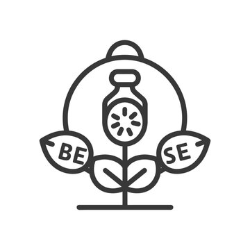 recommend clip art: benefit minimalist line art icon logo symbol black color only