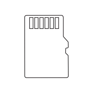 recommend clip art: SD card vector design