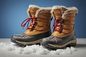 a pair of snow boots.