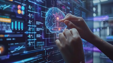 Interactive Brain Visualization Interface