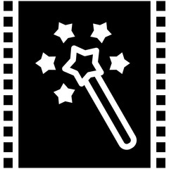 Fantasy vector icon illustration of Filmmaking iconset.