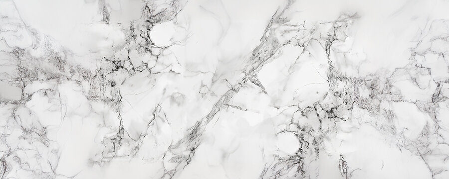 Fondo de textura de m&aacute;rmol, superficie de m&aacute;rmol blanco con vetas grises claras para decoraci&oacute;n de paredes y encimeras en dise&ntilde;o de interiores o carteles y pancartas de papel impreso. Alta resoluci&oacute;n.