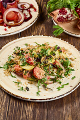 Georgian Tomato and Cucumber Salad with Walnuts – Fresh, Nutty, Vibrant, Traditional Cuisine