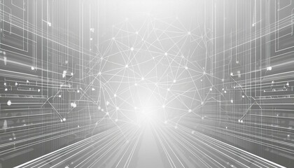 Grey white Abstract technology background,Hi tech digital connect, communication, high technology concept, science, technology background 