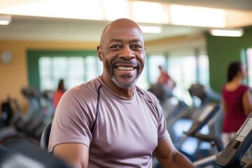 person doing exercise at gym. fitness concept