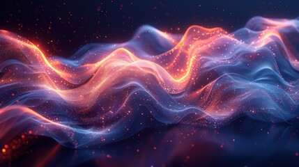 Abstract Flowing Light Waves
