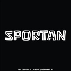 modern geometric circular font with rounded edges