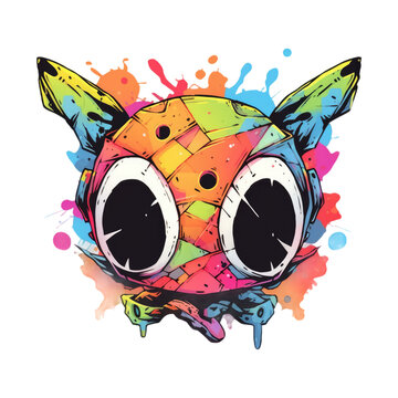 designs for screen printing, cool characters, cartoons, games, anime
