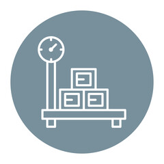 Delivery Weighing Icon