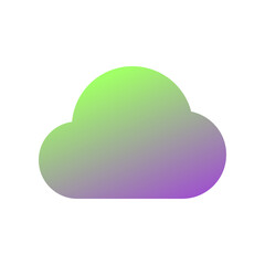 Editable vector cloud icon. Part of a big icon set family. Perfect for web and app interfaces, presentations, infographics, etc