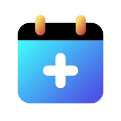 Editable vector add new calendar event icon. Part of a big icon set family. Perfect for web and app interfaces, presentations, infographics, etc