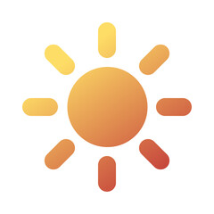 Editable vector sun sunlight icon. Part of a big icon set family. Perfect for web and app interfaces, presentations, infographics, etc